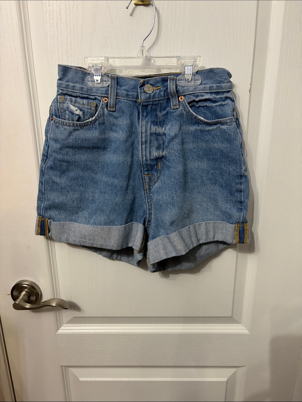 BDG The Mom High Rise Denim Shorts
